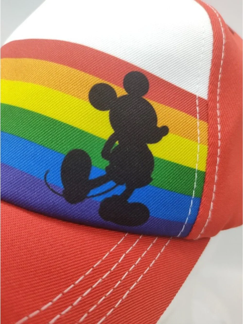 Disney Rainbow Disney Collection Mickey Mouse Baseball Cap Hat for Adults Bonus